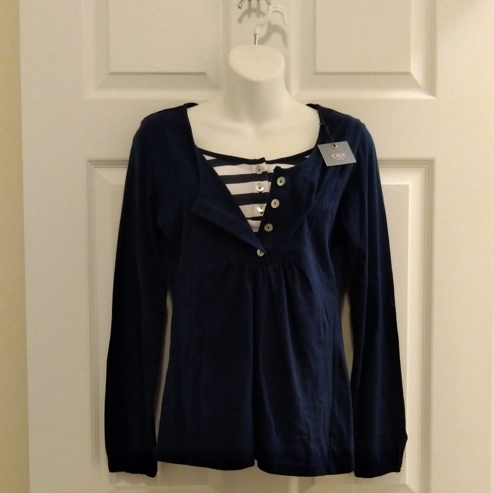 Cotton Exchange (Cex) top - NWOT